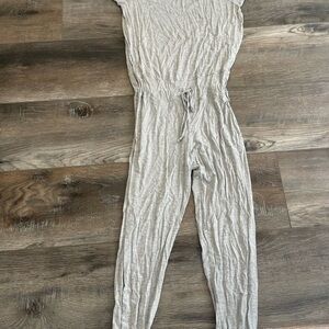 Jala Stylish Women's Light Gray Jumpsuit EUC size S